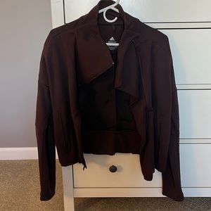 adidas stella McCartney zip up crop sweater